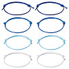 60Pcs 4 Colors Korean Waxed Polyester Cord Bracelet Making AJEW-CW0001-07-1