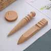 3Pcs Wood Leather Edge Burnisher Sets TOOL-WH20127-01-3