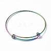 Ion Plating(IP) Adjustable 304 Stainless Steel Bangles Making MAK-F286-01MC-1