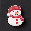 Christmas Silicone Focal Beads SIL-G003-F02-A-2