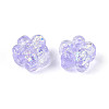 Handmade Foil Lampwork Beads Strands FOIL-T008-06F-3