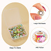 40Pcs 4 Colors Resin European Beads RPDL-TA0001-15-5
