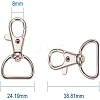 Zinc Alloy Swivel Lobster Claw Clasps IFIN-PH0013-01-3