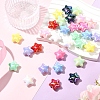 10Pcs UV Plating Plastic Beads SACR-YW0001-86A-4