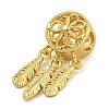 Rack Plating Brass Dangle Charms KK-I718-30G-2