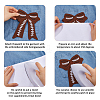 10Pcs Bowknot Embroidered Cloth Patch PATC-FH0001-38-3