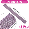 2Pcs Resin Rhinestone Glue Non-slip Car Door Stickers AJEW-GF0013-30B-2