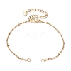 304 Stainless Steel Satellite Chain Bracelet Making AJEW-JB01298-01-2