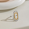 304 Stainless Steel Cuff Open Rings WGF45B4-01-3