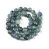 Dyed Natural White Jade Beads Strands G-T138-8mm-2104-2