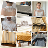 5Yards Polyester Lace Ribbon OCOR-NB0002-64B-5