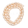 Natural Cultured Freshwater Pearl Beads Strands PEAR-D003-01D-08-3