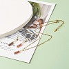 Natural Plum Blossom Jade Jewelry Set for Women SJEW-JS01221-4