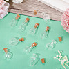 10Pcs Clear Glass Wishing Bottles AJEW-TA0002-85D-7