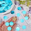 500Pcs PVC Plastic Pendants KY-GF0001-67B-03-3