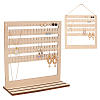 Assembled Wooden Wall Mounted Earring Display Racks EDIS-WH0040-01-1