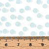 Transparent Frosted Colours Glass Seed Beads SEED-T007-12G-4