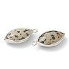 Natural Dalmatian Jasper Pendants G-B009-01P-B-2