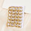 202 Stainless Steel Polishing Hoop Earrings EJEW-M106-02G-03-2