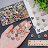 120Pcs 12 Colors Sew on Rhinestone RGLA-AR0001-06-3