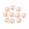 Alloy Heart Charms PALLOY-J689-25RG-AAA-1