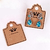 Kraft Paper Earring Display Cards LS-CDIS-D005-06-1