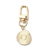 Smiling Face Enamel Pendant Decorations KEYC-WH0036-08LG-03-2