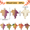 30Pcs Alloy Printed Pendants FIND-SC0012-40-2