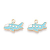 Alloy Enamel Pendants PALLOY-S133-010A-1