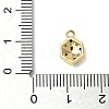 Brass Micro Pave Cubic Zirconia Charms KK-I276-39G-3
