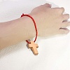 200Pcs Wood Pendants WOOD-SC0001-36D-6