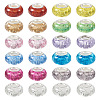 66Pcs 11 Colors Rondelle Resin European Beads RPDL-TA0001-03-1