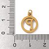 304 Stainless Steel Charms
with Jump Ring STAS-R001-02G-P-3