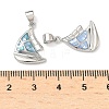 Brass Enamel Pendants KK-H534-04P-3