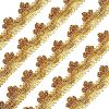 Metallic Lace Trim OCOR-WH0058-01G-1