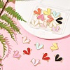 18Pcs 9 Colors Alloy Acrylic Connector Charms FIND-FS0004-33-8