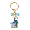 2Pcs Alloy Enamel Keychain KEYC-JKC01035-4