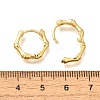 Rack Plating Bamboo Brass Hoop Earrings for Women EJEW-C125-10G-5