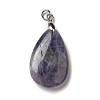 Natural Amethyst Pendants G-H286-04P-02-2