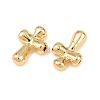 Cross Brass Beads KK-Z146-33G-2