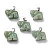 Natural Green Aventurine Pendants G-B127-05P-02-1