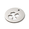 Non-Tarnish 201 Stainless Steel Pendants STAS-E206-02P-03-2