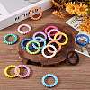24Pcs 12 Colors Opaque Acrylic Bead Frames SACR-AR0001-22-5