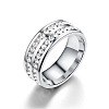 201 Stainless Steel Rhinestone Finger Ring FS-WGE7DD5-05-1