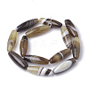 Natural Striped Agate/Banded Agate Beads Strands G-S280-10-2