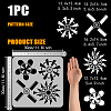 PET Hollow Out Drawing Painting Stencils DIY-WH0391-0948-2