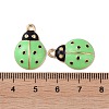 Alloy Enamel Pendants ENAM-R149-14A-G-3