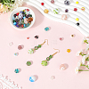 120Pcs 7 Styles Handmade Lampwork Beads LAMP-SC0001-59-3