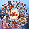 9Pcs Halloween Waterproof PVC Electrostatic Wall Stickers PW-WGA4AF2-01-2