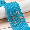 Imitate Austrian Crystal Frosted Glass Beads Strands LS-EGLA-A039-T4mm-MD19-4